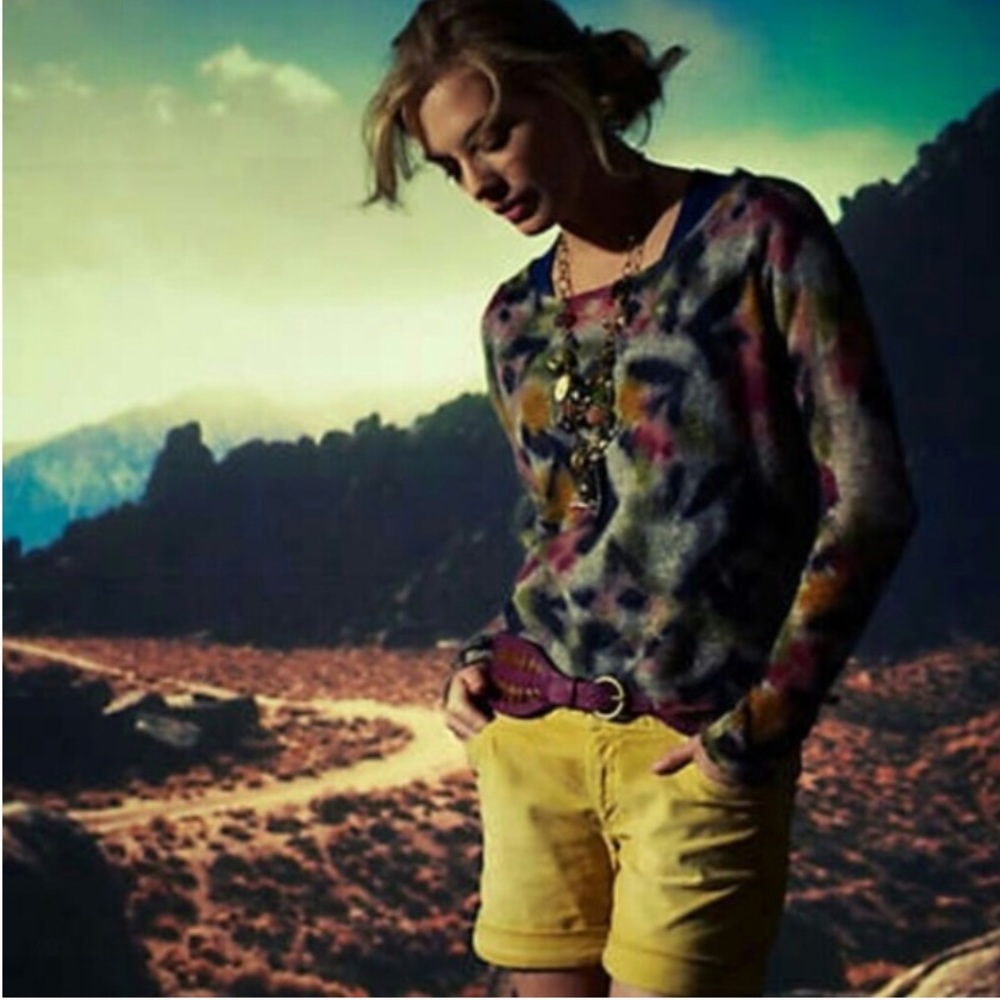 Mohair multicolored sweater